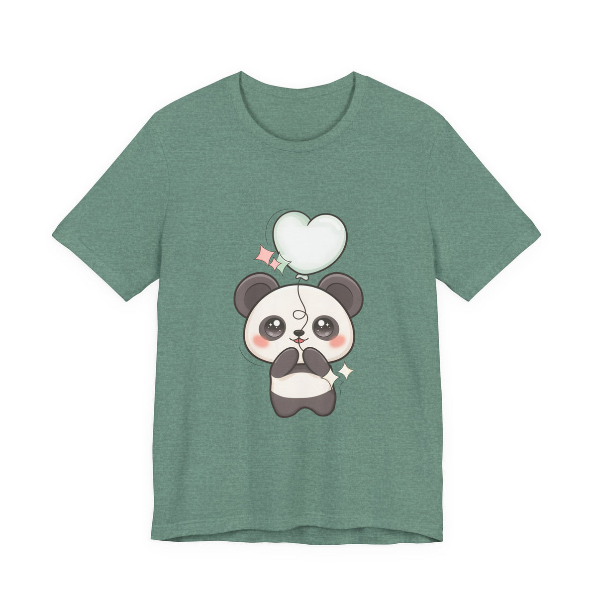 Kawaii Panda T-Shirt with Floating Balloon