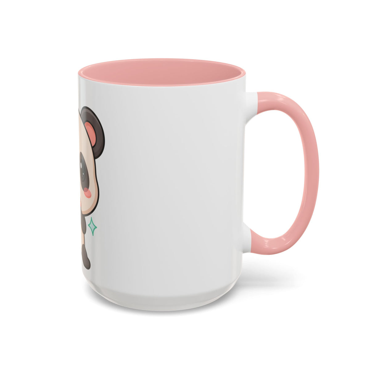 Kawaii Panda Coffee Mug, Cute Sushi Lover Accent Mug