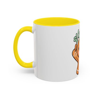 Kawaii Gingerbread Mug with Mistletoe | Christmas Accent Mug