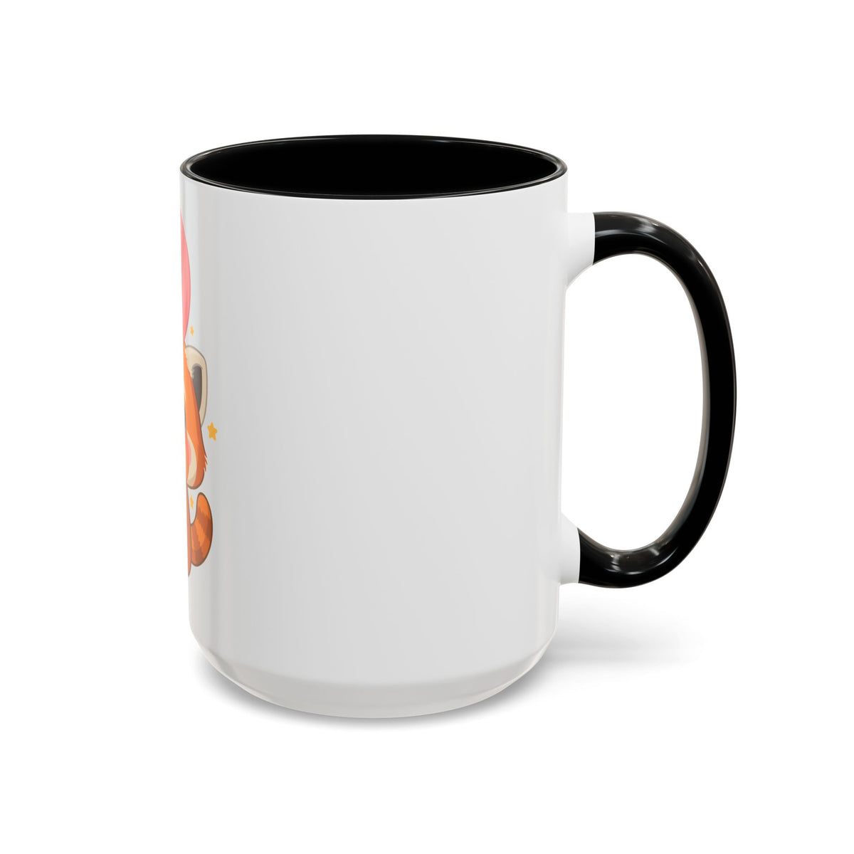 Kawaii Red Panda Accent Coffee Mug for Cute Animal Fans