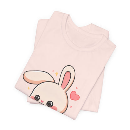 Kawaii Bunny Skateboard T-Shirt for Cute Style Fans