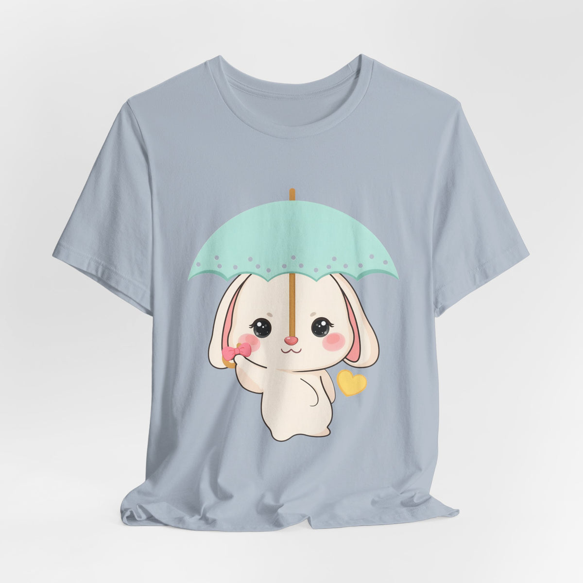 Kawaii Bunny T-Shirt, Cute Umbrella Rabbit Tee