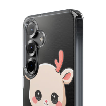 Christmas Reindeer Phone Case, Cute Kawaii Holiday Gift