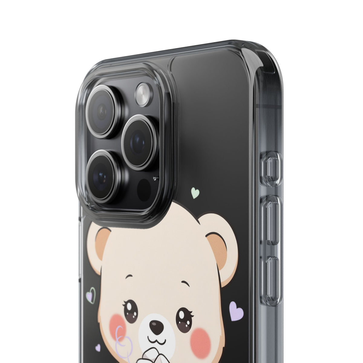 Kawaii Polar Bear Phone Case with Hot Cocoa