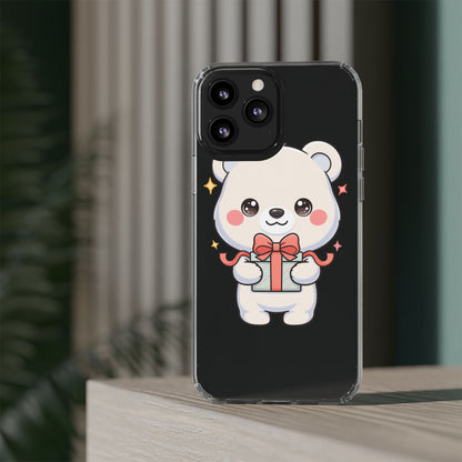 Kawaii Polar Bear Gift Phone Case for Holiday Gifting