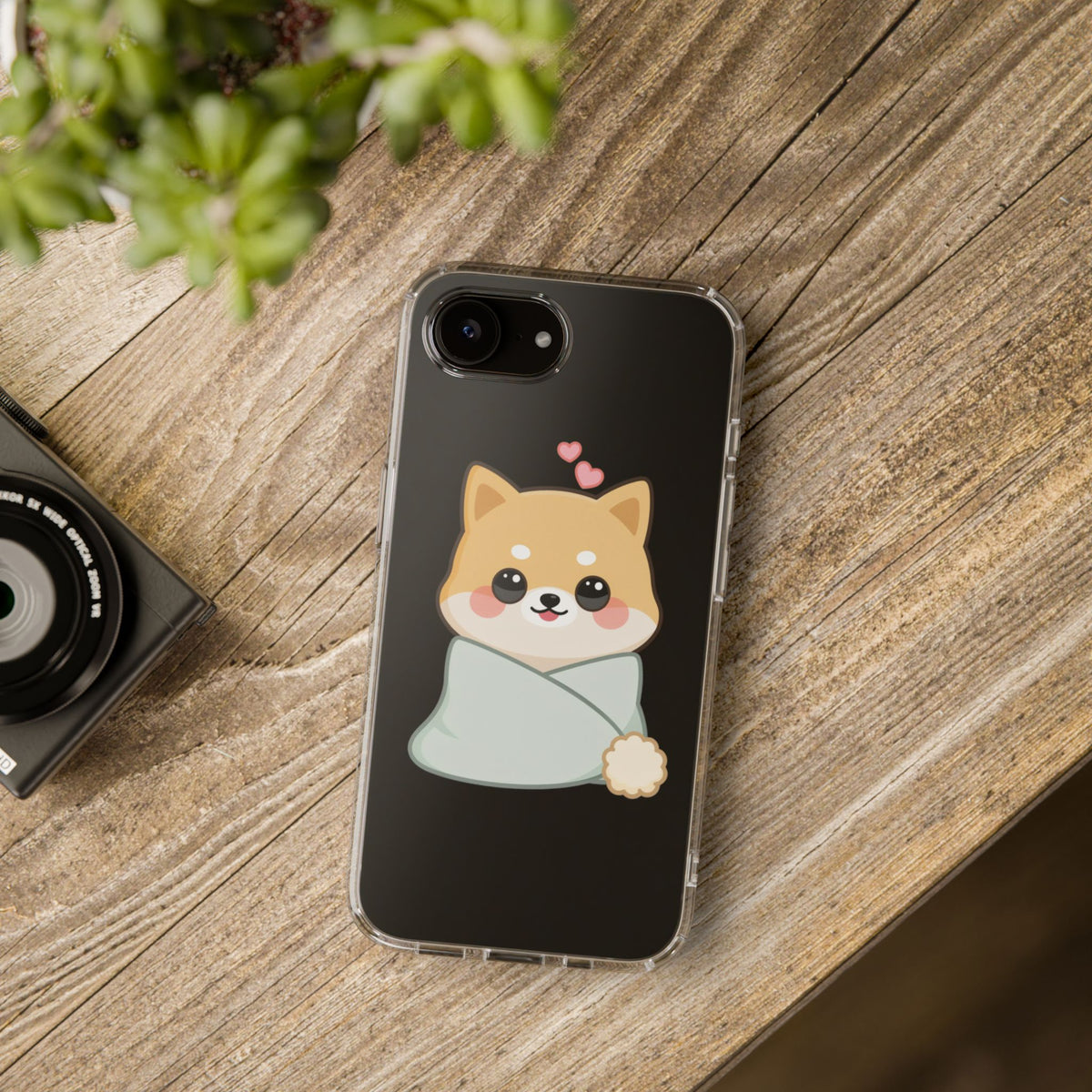 Kawaii Shiba Inu Phone Case, Cozy Valentine Gift