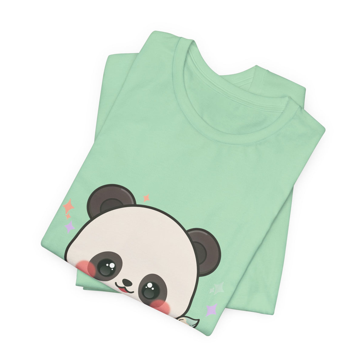 Kawaii Panda Artist T-Shirt for Creative Panda Fans