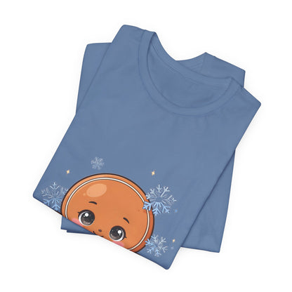 Kawaii Gingerbread Man T-Shirt for a Cozy Christmas Mood