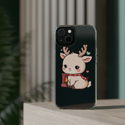 Kawaii Reindeer Phone Case for Cozy Holiday Cheer