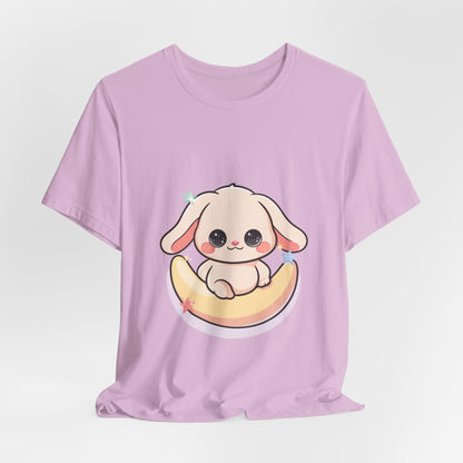 Kawaii Bunny Moon T-Shirt for Cute Style Lovers