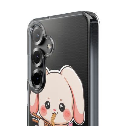Kawaii Ramen Bunny Clear Impact-Resistant Case