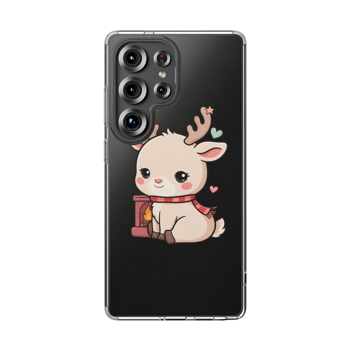Kawaii Reindeer Phone Case for Cozy Holiday Cheer