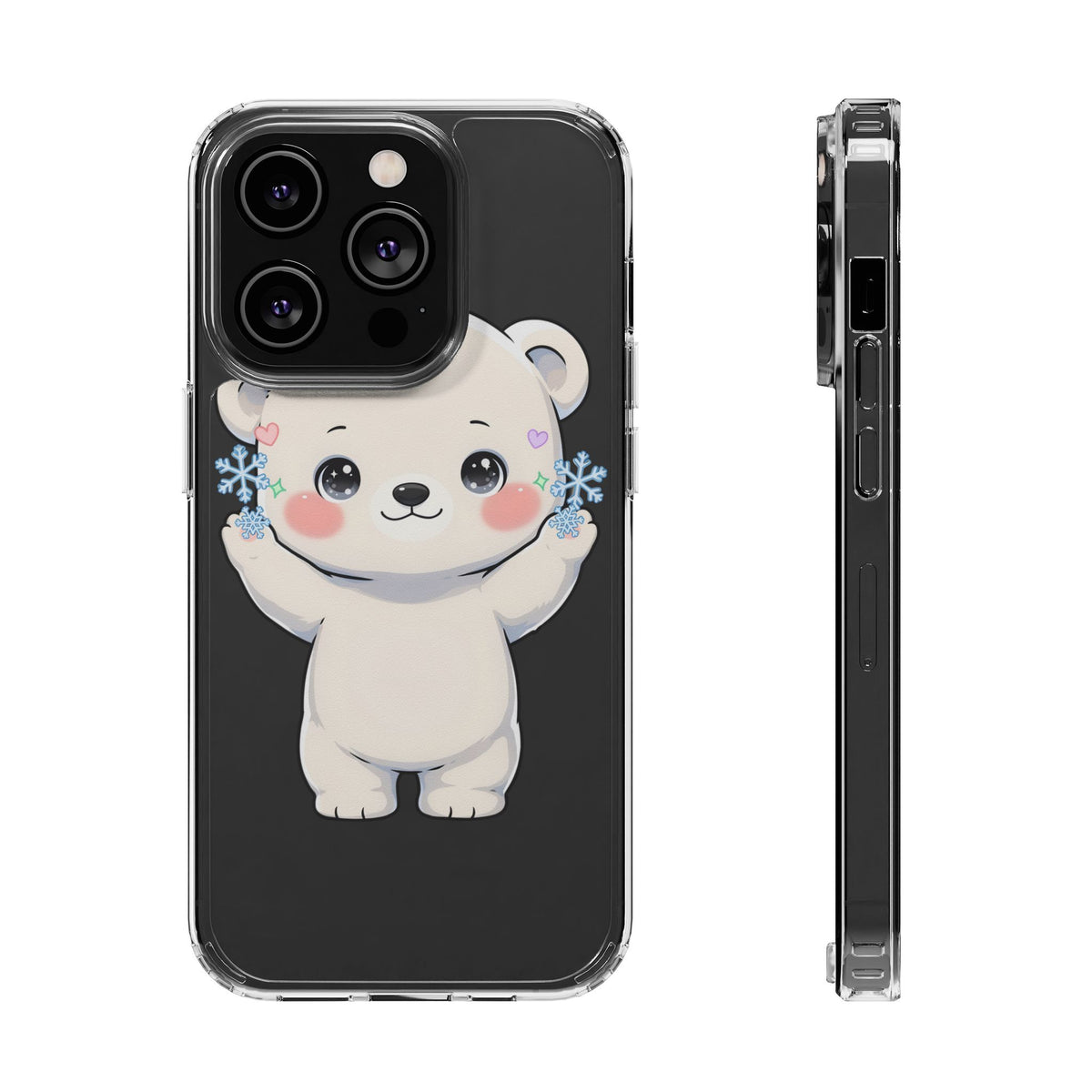 Kawaii Polar Bear Phone Case for a Cozy Winter Gift