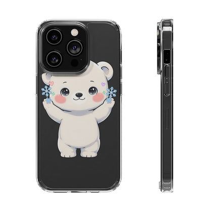 Kawaii Polar Bear Phone Case for a Cozy Winter Gift