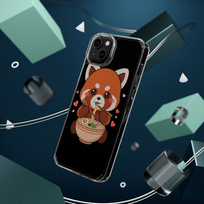 Red Panda Ramen Phone Case – Kawaii Food Lover Gift