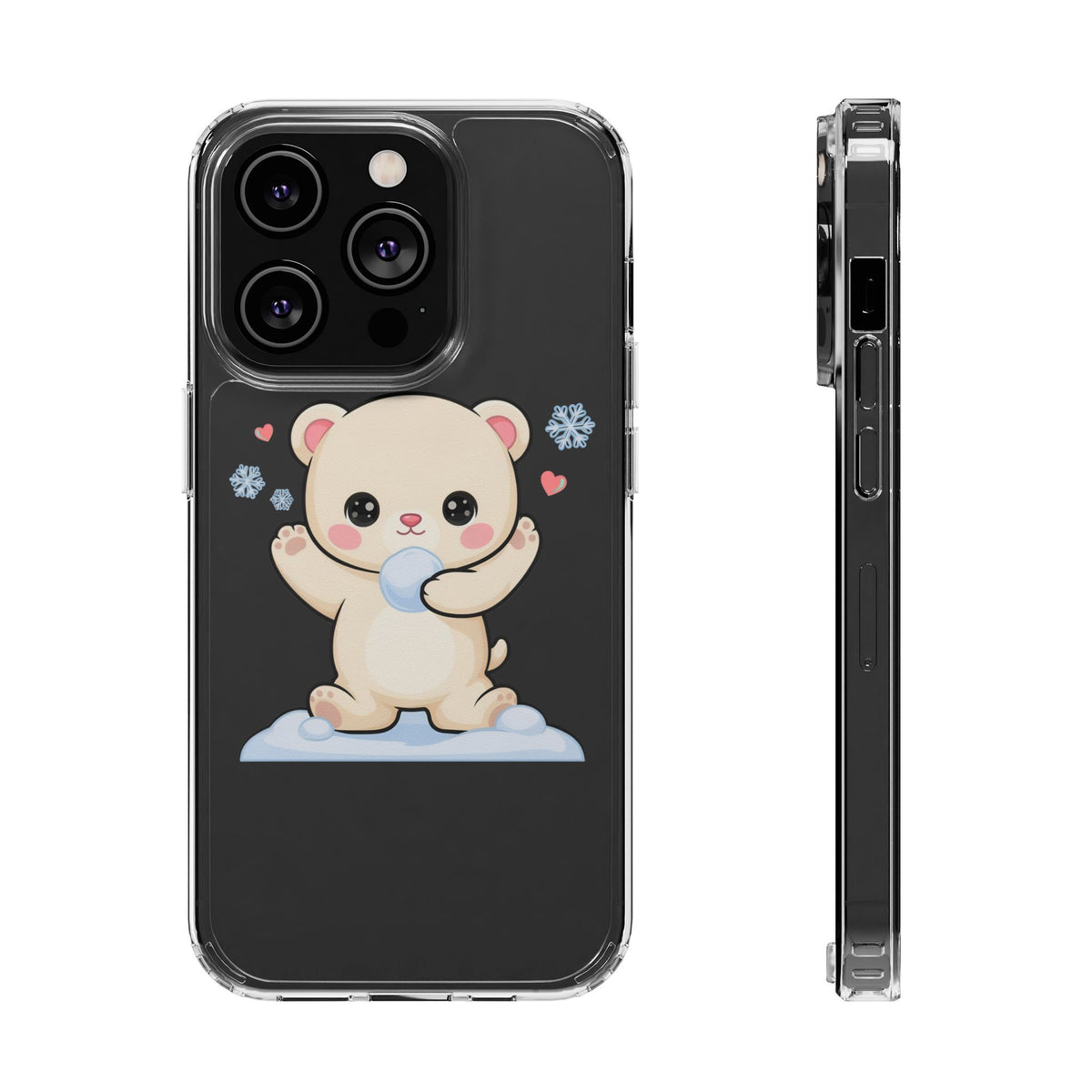 Kawaii Polar Bear Phone Case for Cute Animal Fans