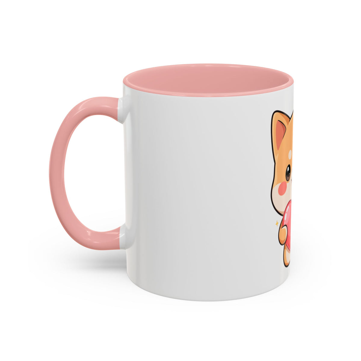 Kawaii Shiba Inu Accent Coffee Mug for Dog Lovers
