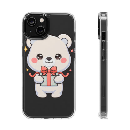 Kawaii Polar Bear Gift Phone Case for Holiday Gifting