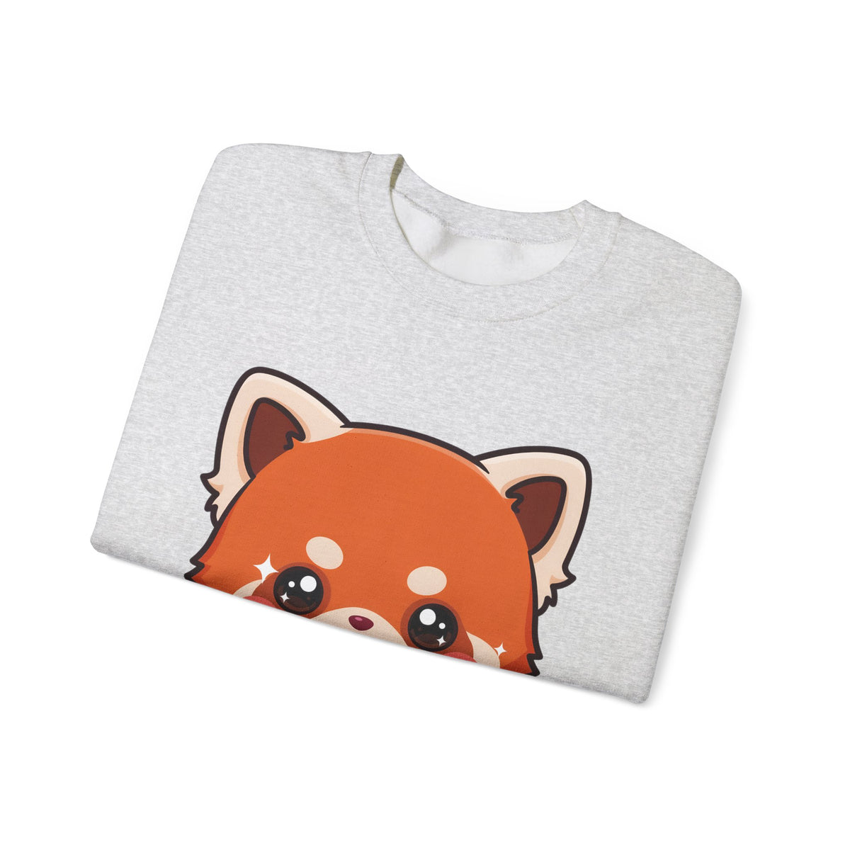 Red Panda Sushi Sweatshirt, Cute Kawaii Crewneck