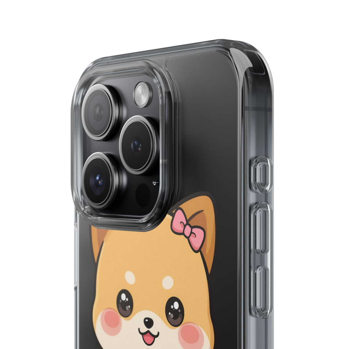 Kawaii Shiba Inu Phone Case with Latte