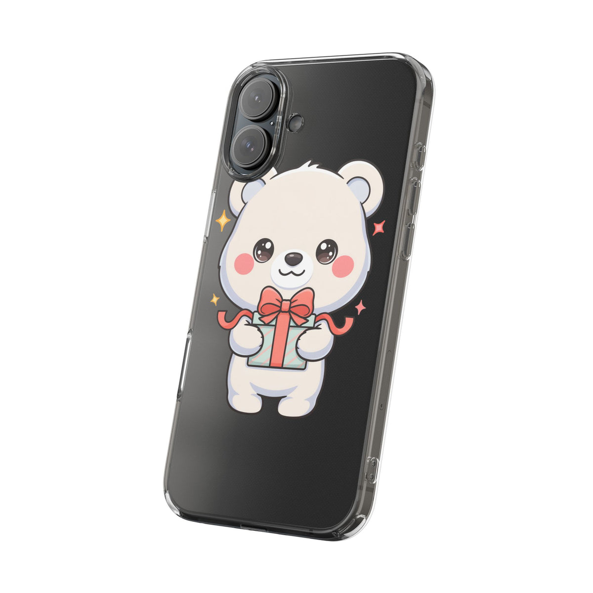 Kawaii Polar Bear Gift Phone Case for Holiday Gifting