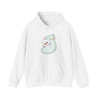 Kawaii Snowman Christmas Hoodie for Cozy Holiday Days