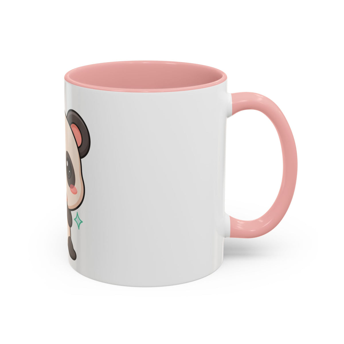 Kawaii Panda Coffee Mug, Cute Sushi Lover Accent Mug