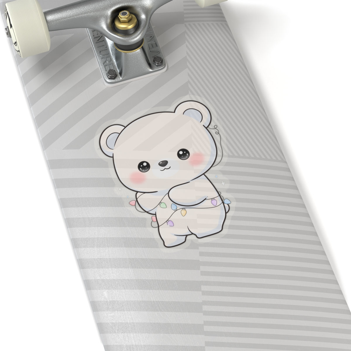 Kawaii Polar Bear Sticker for Cozy Desk Decor