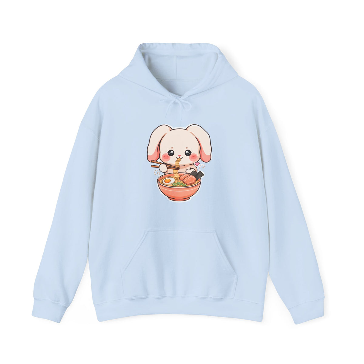 Kawaii Ramen Bunny Hoodie for Cute Foodie Style