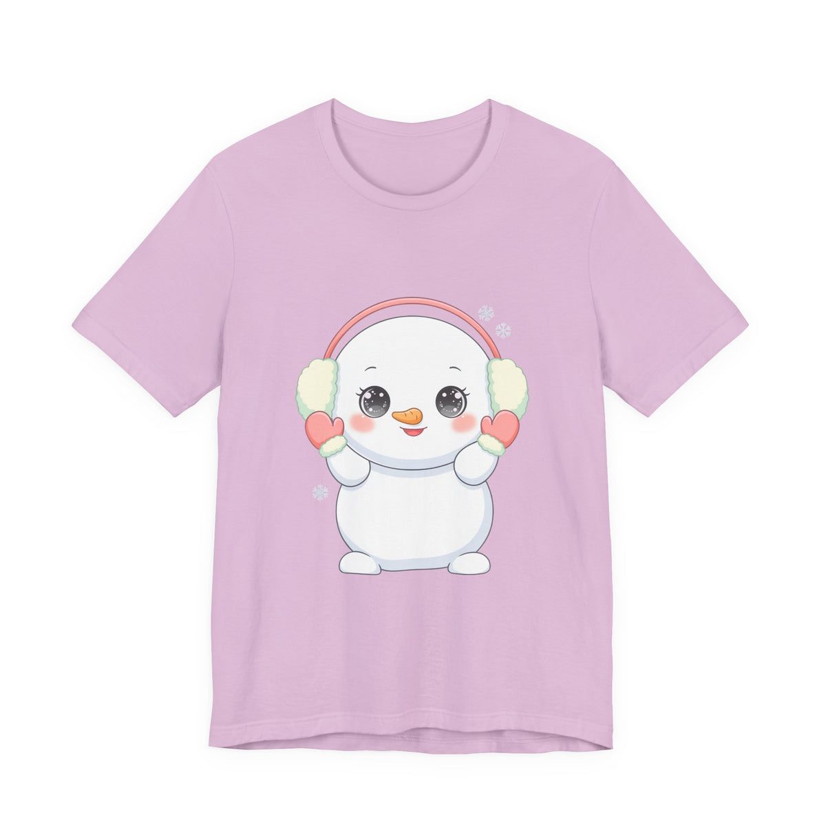 Kawaii Snowman T-Shirt for Cute Winter Style