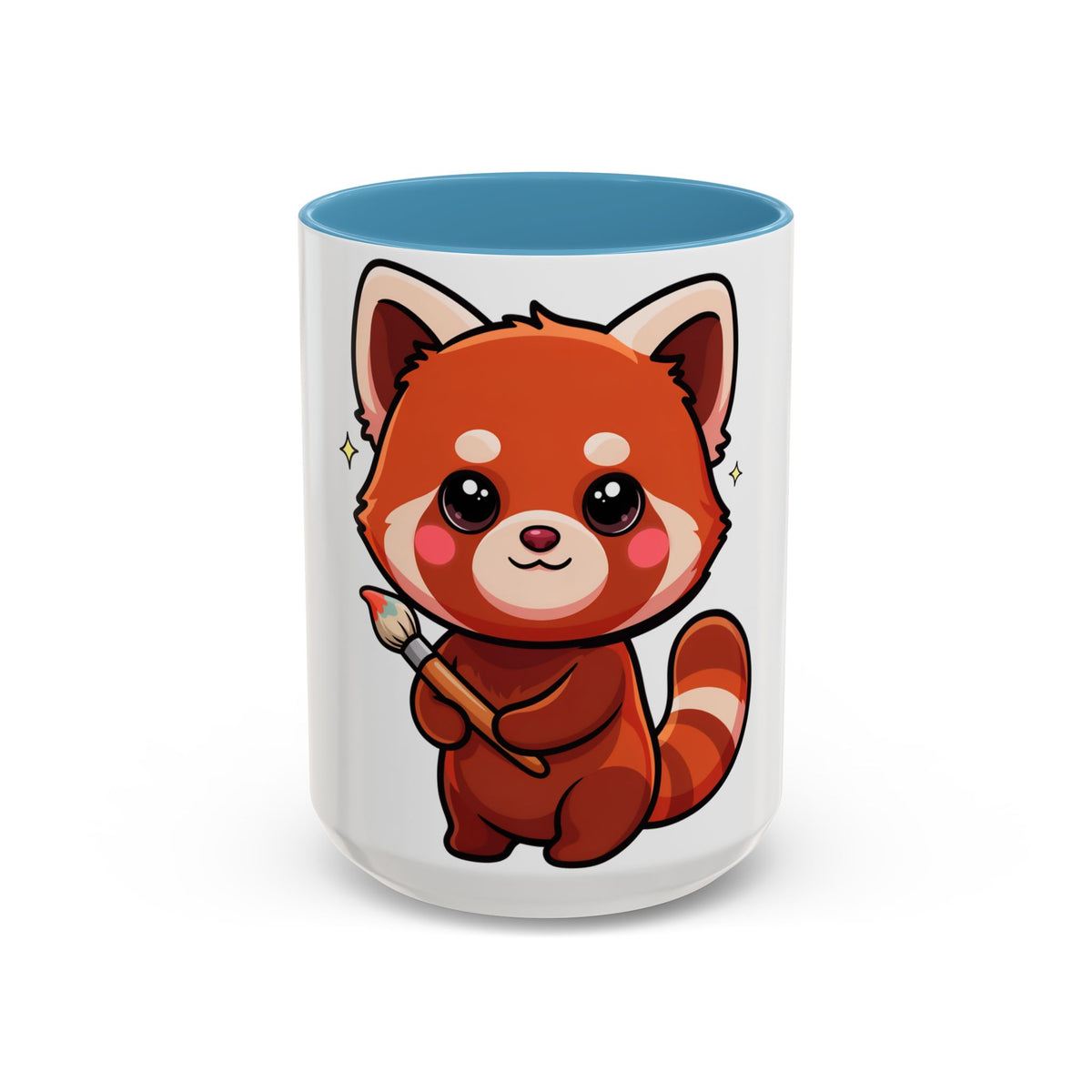 Kawaii Red Panda Accent Coffee Mug for Creative Days