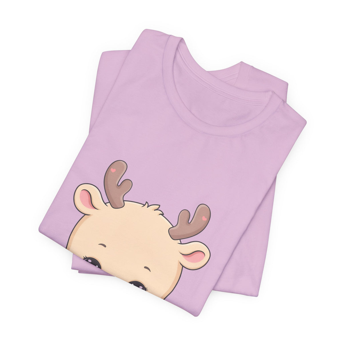 Kawaii Reindeer T-Shirt for Cozy Cocoa Season