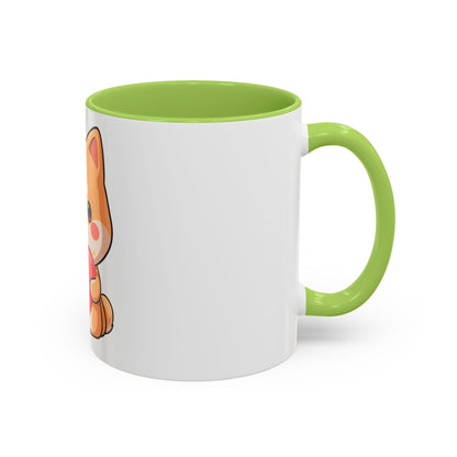 Kawaii Shiba Inu Accent Coffee Mug for Dog Lovers