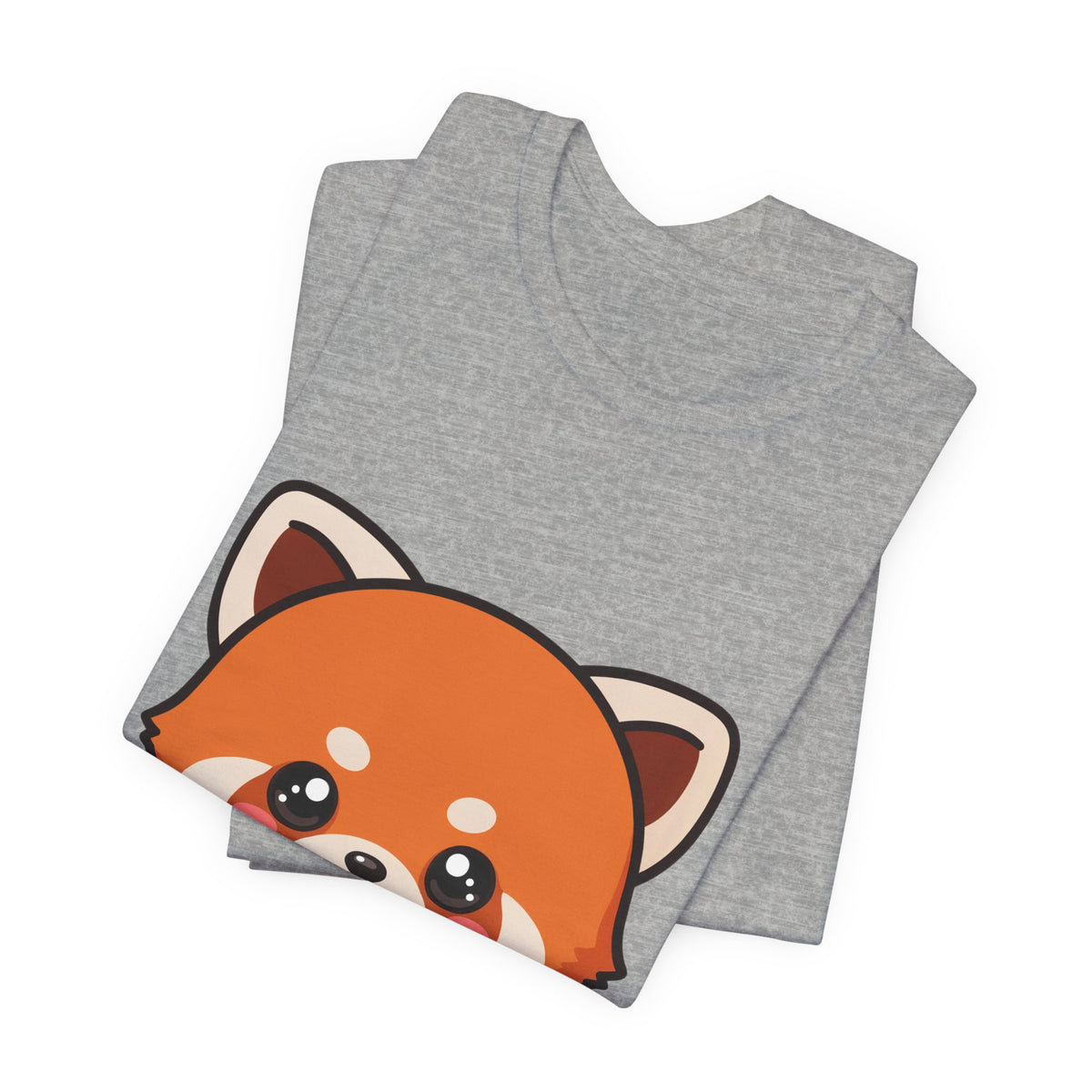 Red Panda Donut T-Shirt, Cute Kawaii Animal Tee