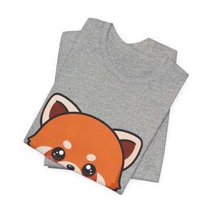 Red Panda Donut T-Shirt, Cute Kawaii Animal Tee