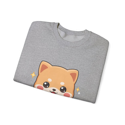 Kawaii Gamer Shiba Inu Sweatshirt for Cozy Gaming Days