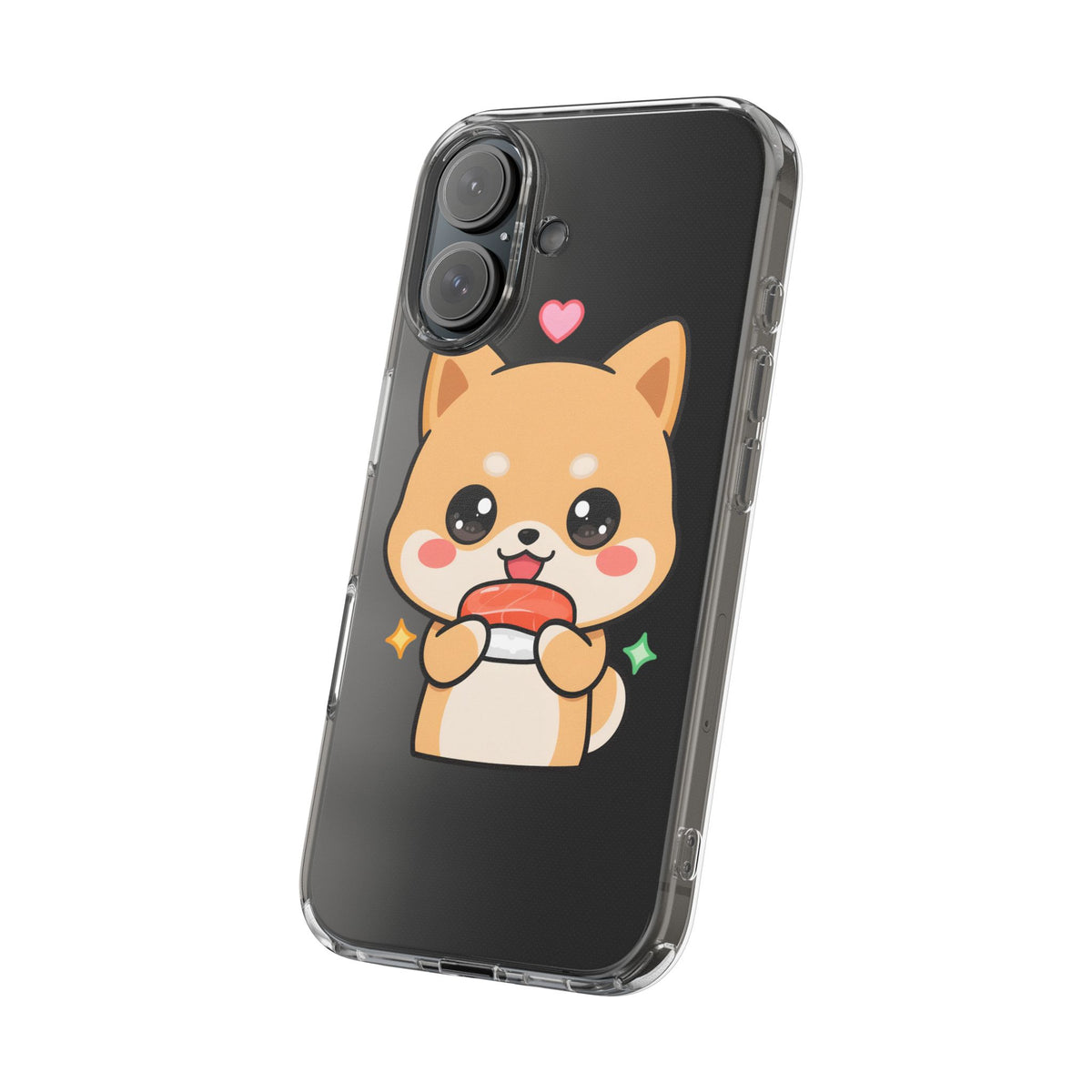 Kawaii Shiba Inu Phone Case for Sushi Lovers