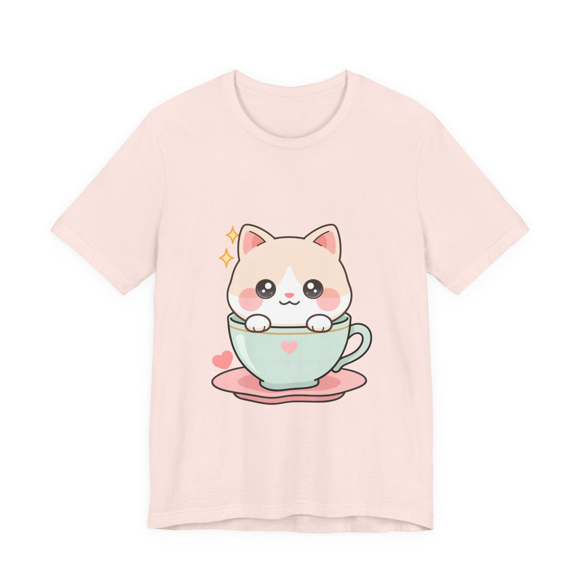 Kawaii Cat T-Shirt for Cute Cat and Chibi Art Fans