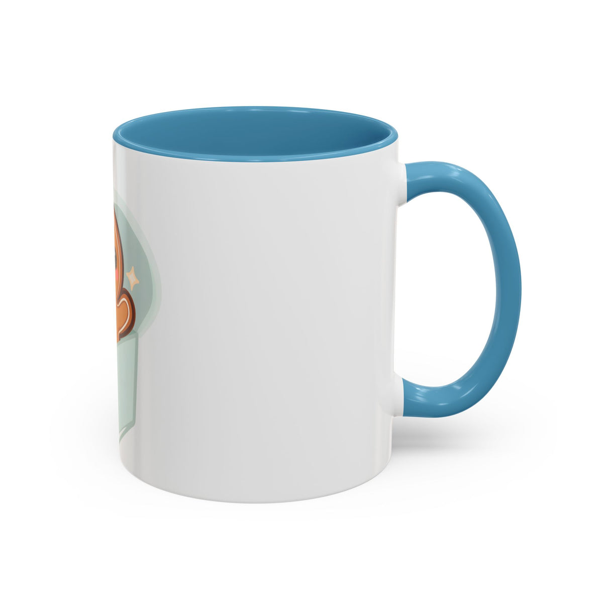 Gingerbread Gift Mug, Cute Holiday Accent Coffee Mug