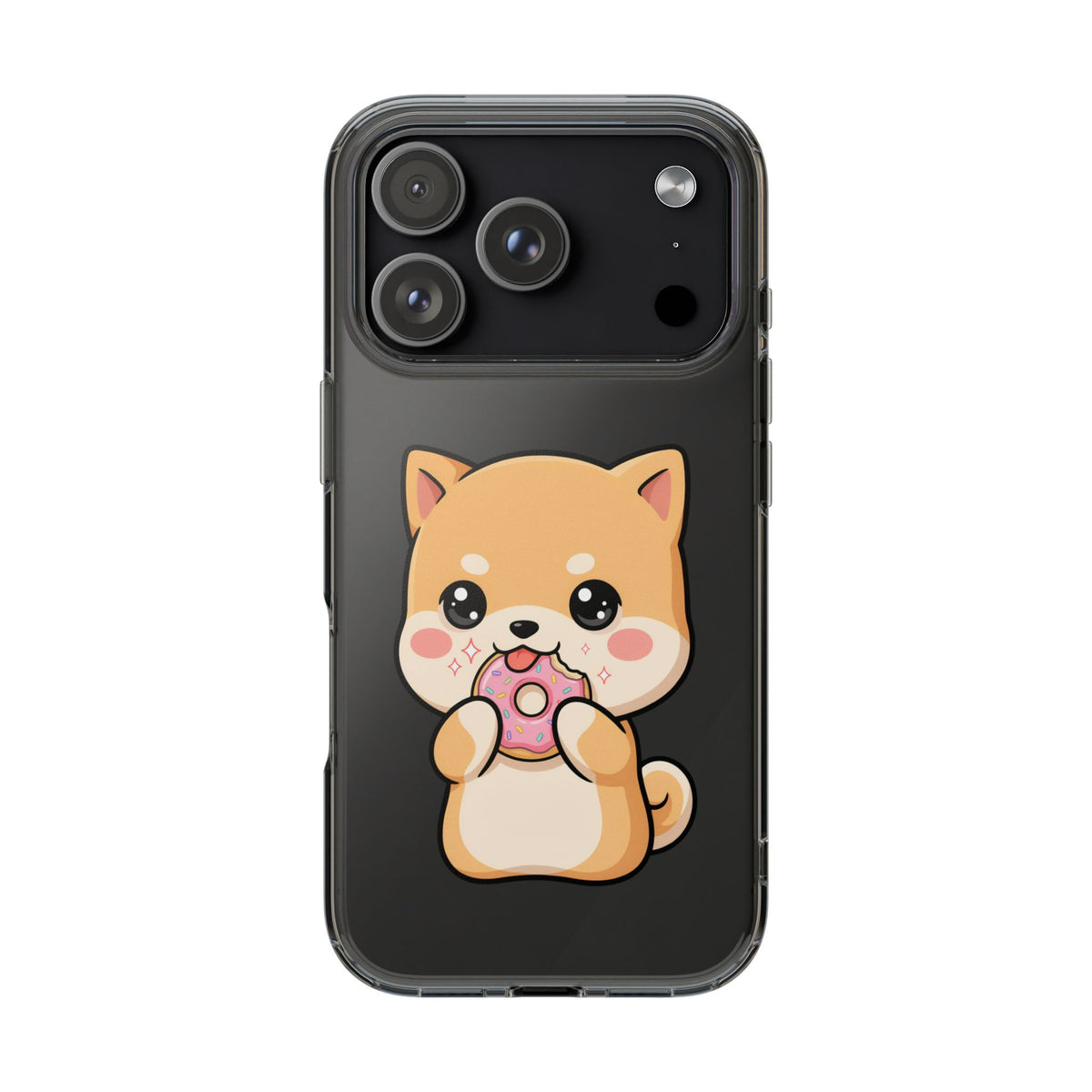 Kawaii Shiba Inu Phone Case with Donut