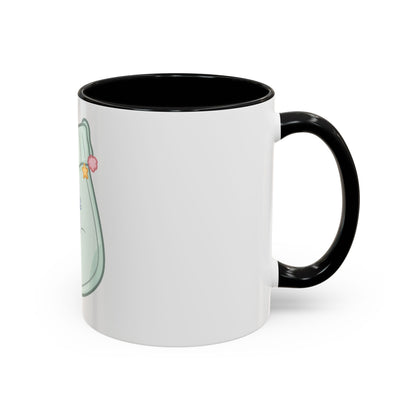 Christmas Snowman Accent Coffee Mug, Cute Holiday Gift