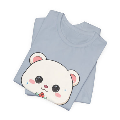 Kawaii Polar Bear Christmas T-Shirt for Cute Holiday Fans
