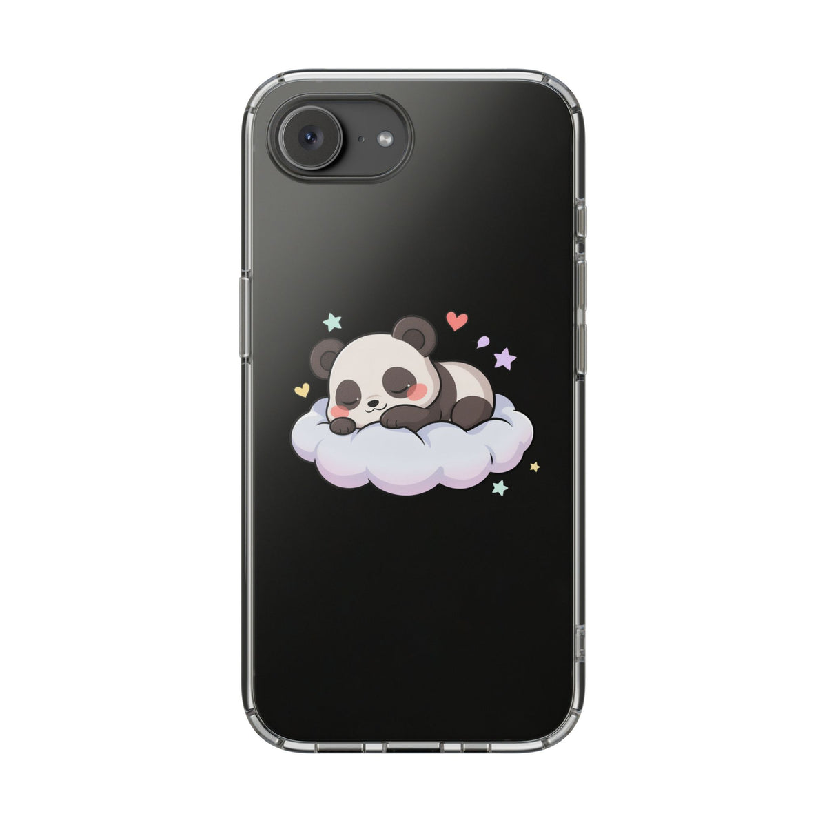 Sleeping Panda Clear Impact-Resistant Phone Case