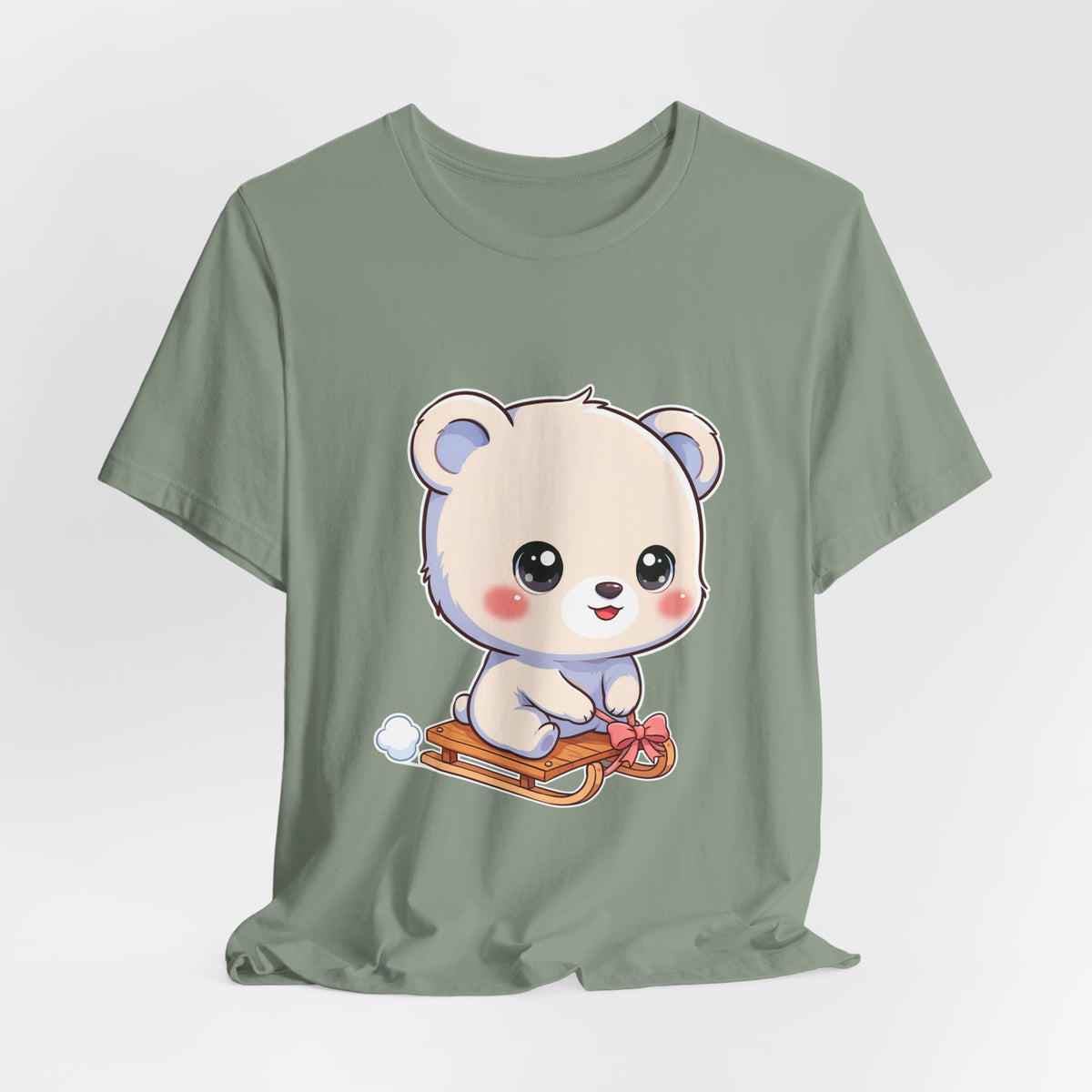 Kawaii Polar Bear T-Shirt for Cozy Winter Days