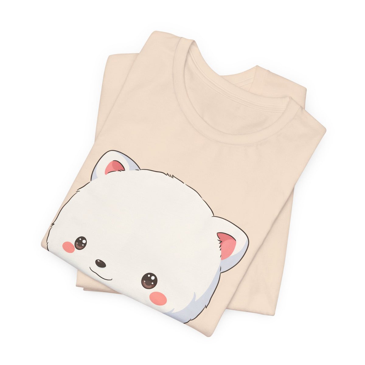 Kawaii Arctic Fox Christmas Tee for Cute Holiday Fans