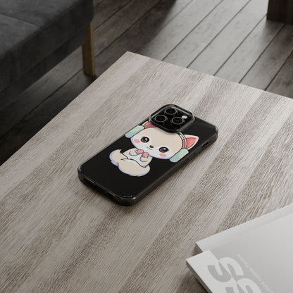 Kawaii Arctic Fox Phone Case – Cozy Winter Cutie
