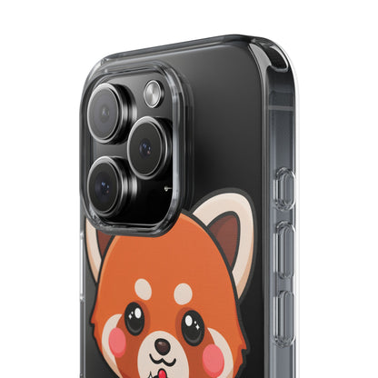 Kawaii Red Panda Phone Case with Ice Cream