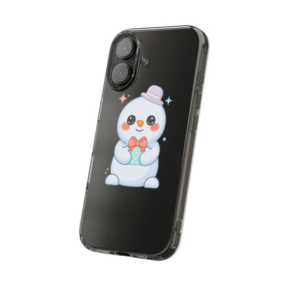 Kawaii Snowman Phone Case for Cheerful Winter Days