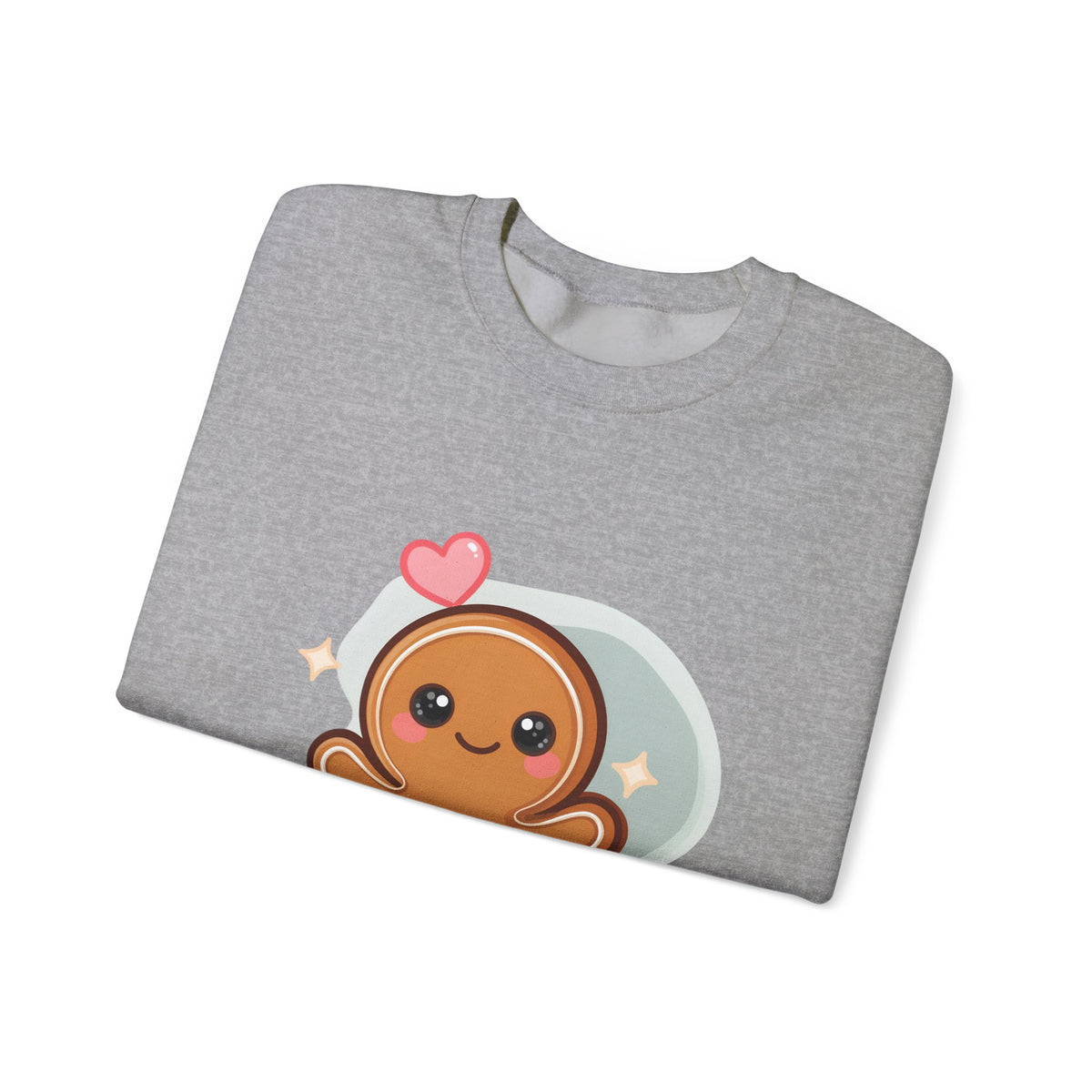 Kawaii Gingerbread Sweatshirt for Cozy Holiday Mornings