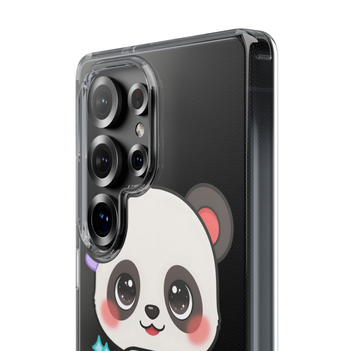 Gamer Panda Clear Impact-Resistant Phone Case